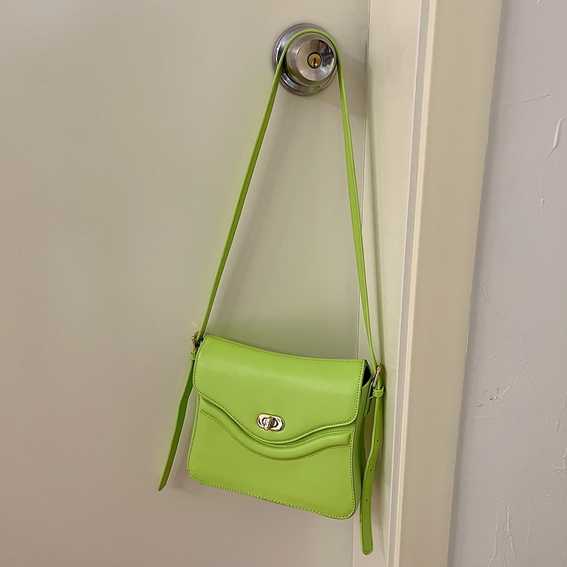 Túi Da Đeo Chéo Hình Vuông Nhỏ Đơn Giản Chất Lượng Cao Phong Cách retro Phương Tây Cho Nữ