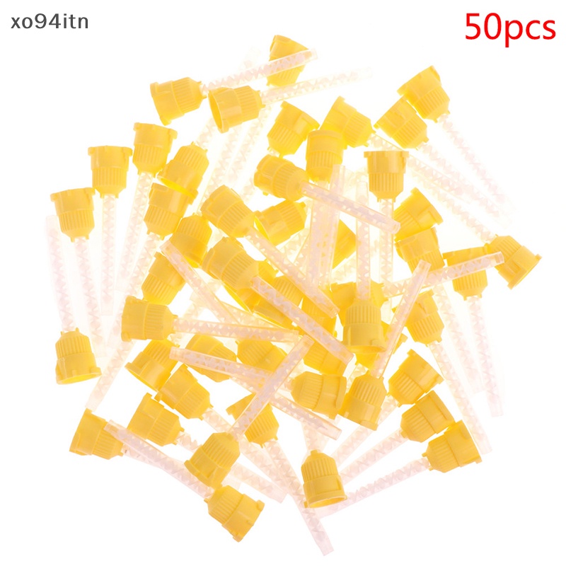 Set 50 Đầu Trộn Chất Liệu Silicone Cao Su Dùng Một Lần Tiện Lợi