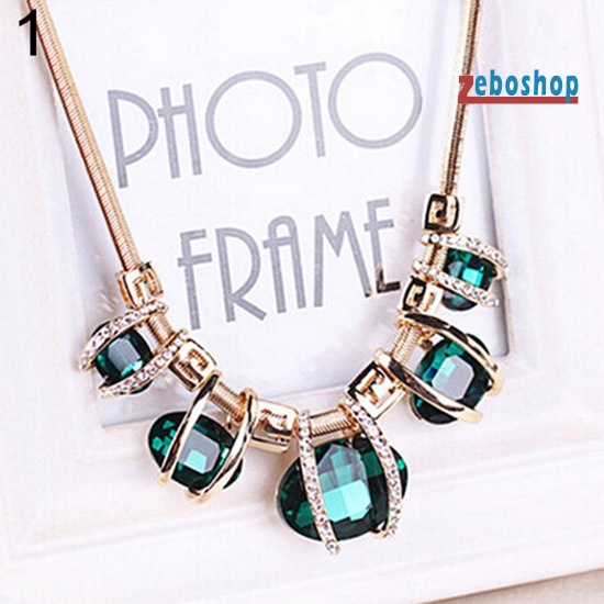 Vòng Cổ Choker Đính Đá Pha Lê Thời Trang Dành Cho Nữ