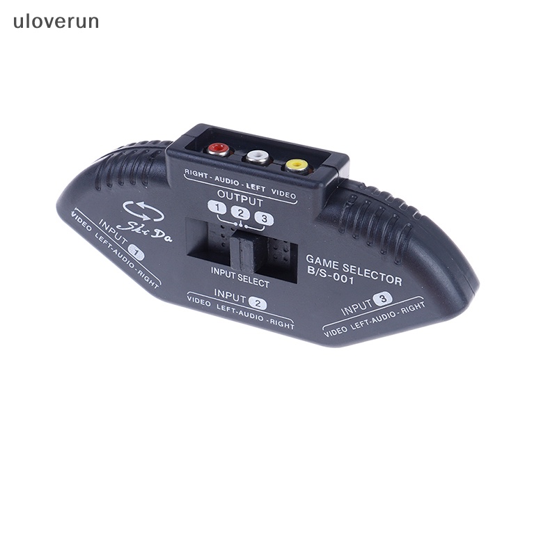 Uloverun Bộ Chuyển Đổi Âm Thanh / Hình Ảnh 3 Chiều av rca Kèm Dây Cáp vn