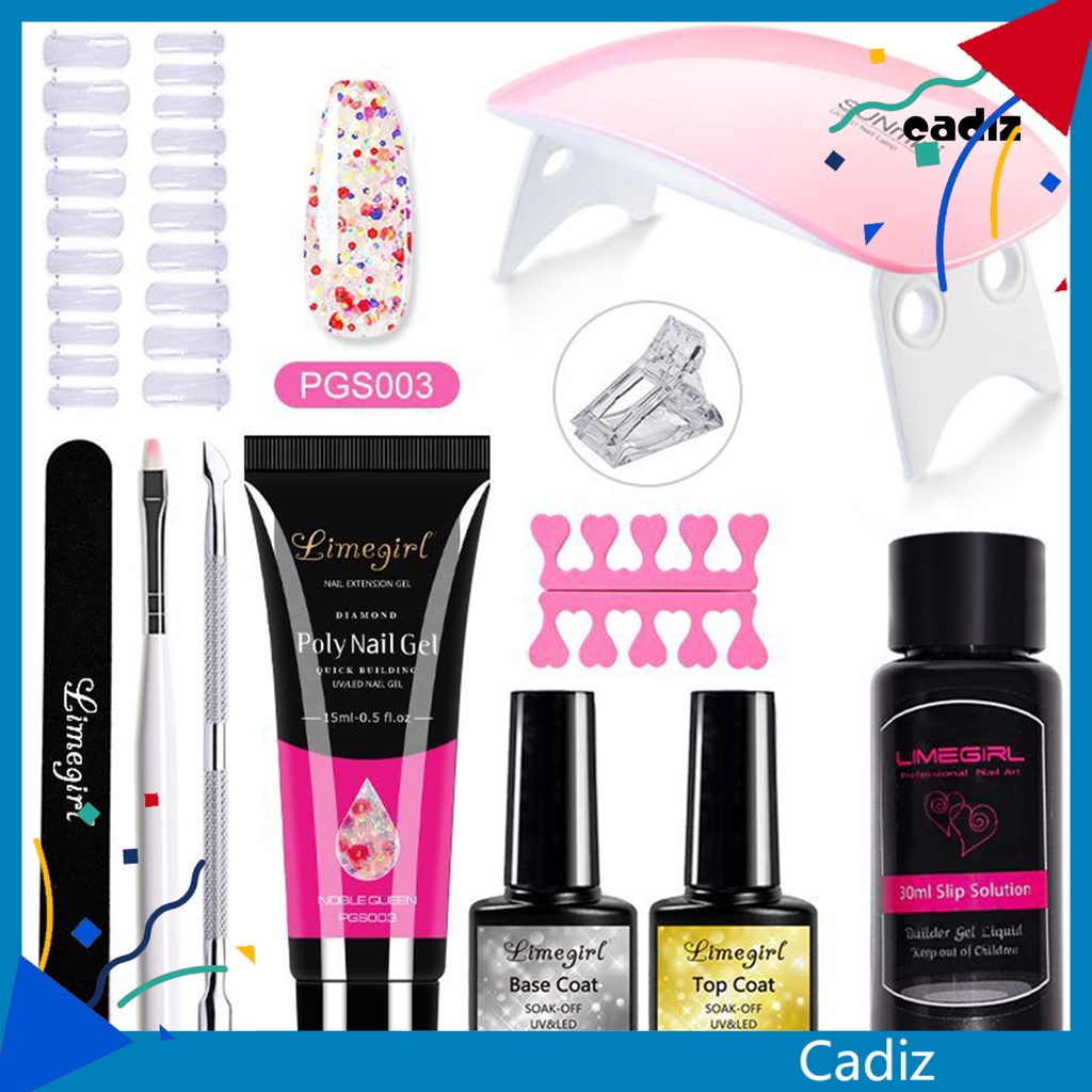 Bộ Gel Nối Móng Tay Nhanh Khô Đa Năng Chuyên Nghiệp 15ml