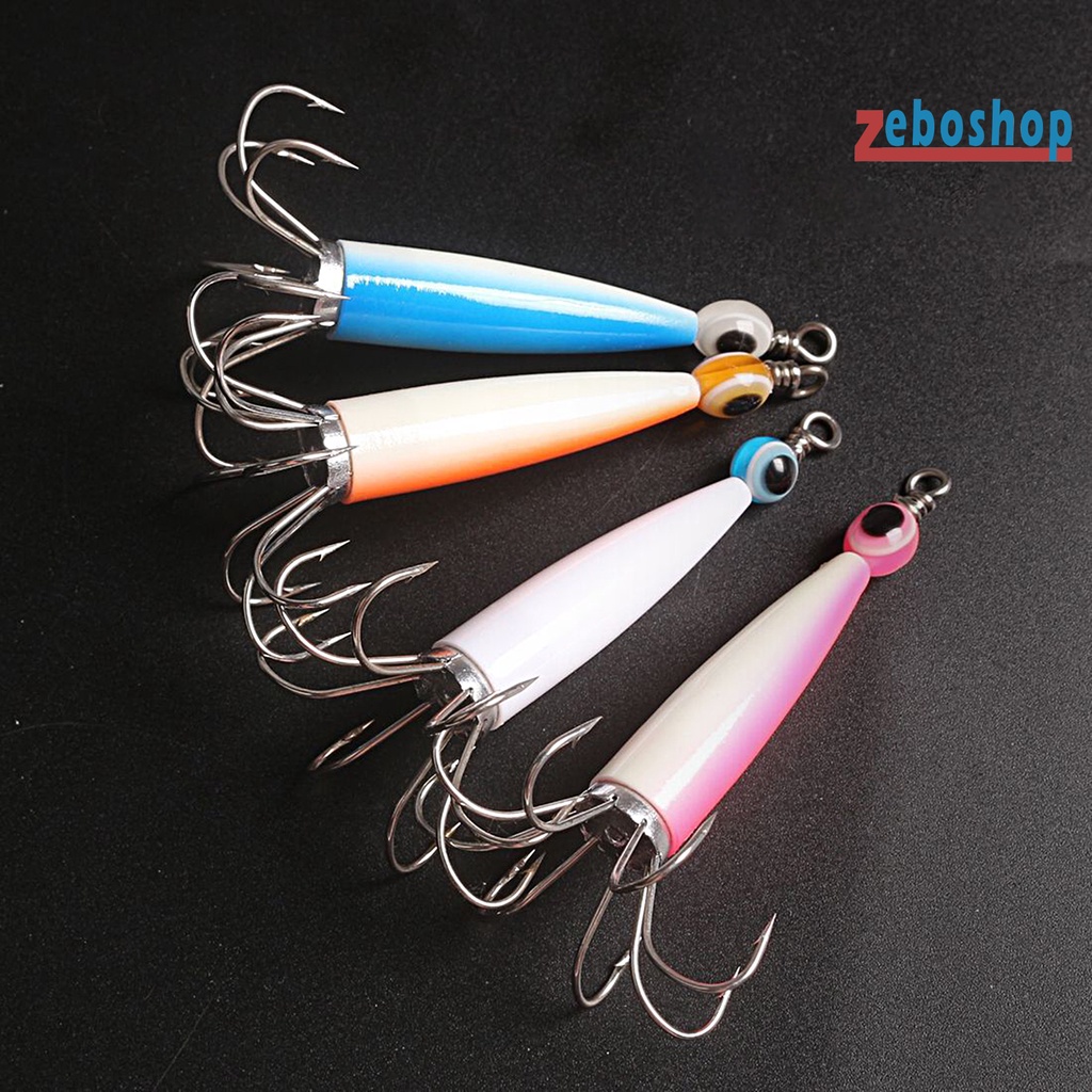 Zeboshop Mực Câu Cá 8 / 10 Kim Mắt Nhọn Màu Sắc Tươi Sáng Phổ Biến