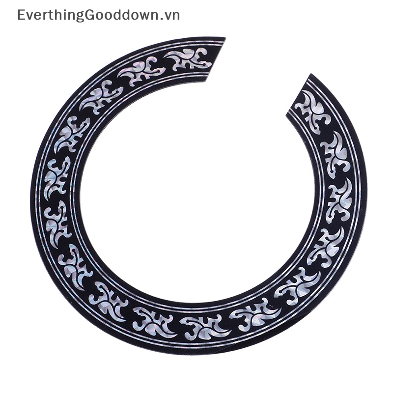 Đề Can Lỗ Âm Thanh Everthingood Màu Đen + Bạc Cho Đàn Guitar Cổ Điển