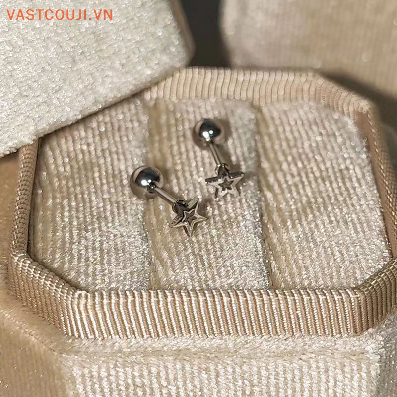 1 Đôi Bông Tai Ngôi Sao Thời Trang Nữ Tính