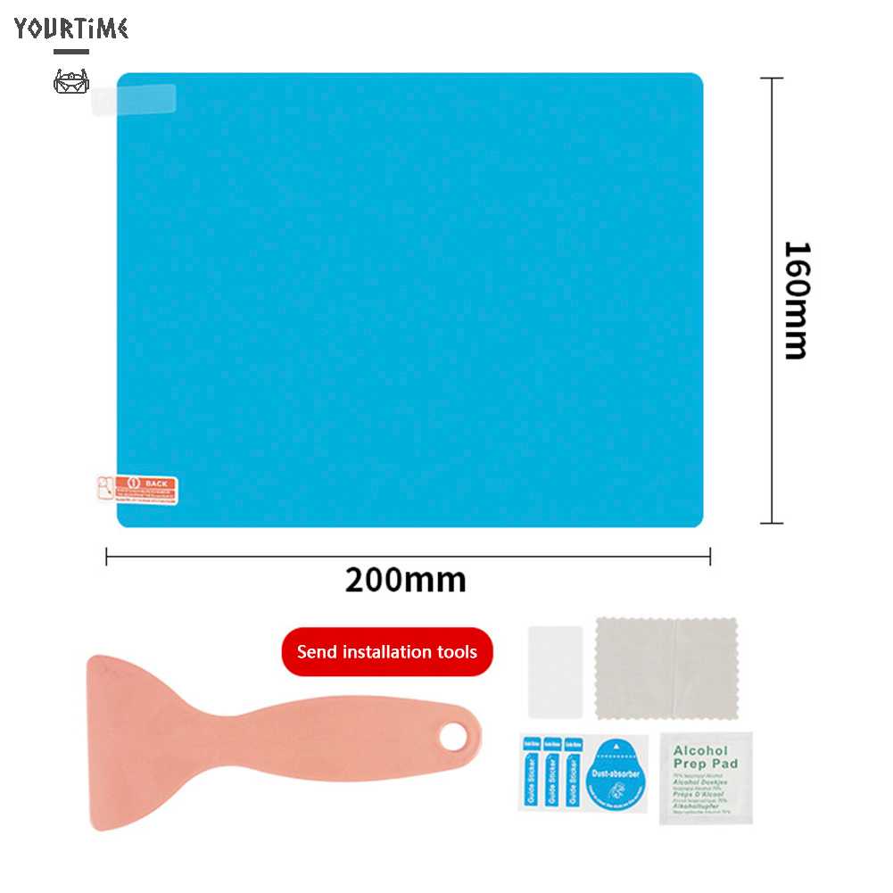 Bộ 2 Miếng Phim Dán Cửa Sổ Xe Hơi Chống Sương Mù / Mưa Tiện Dụng