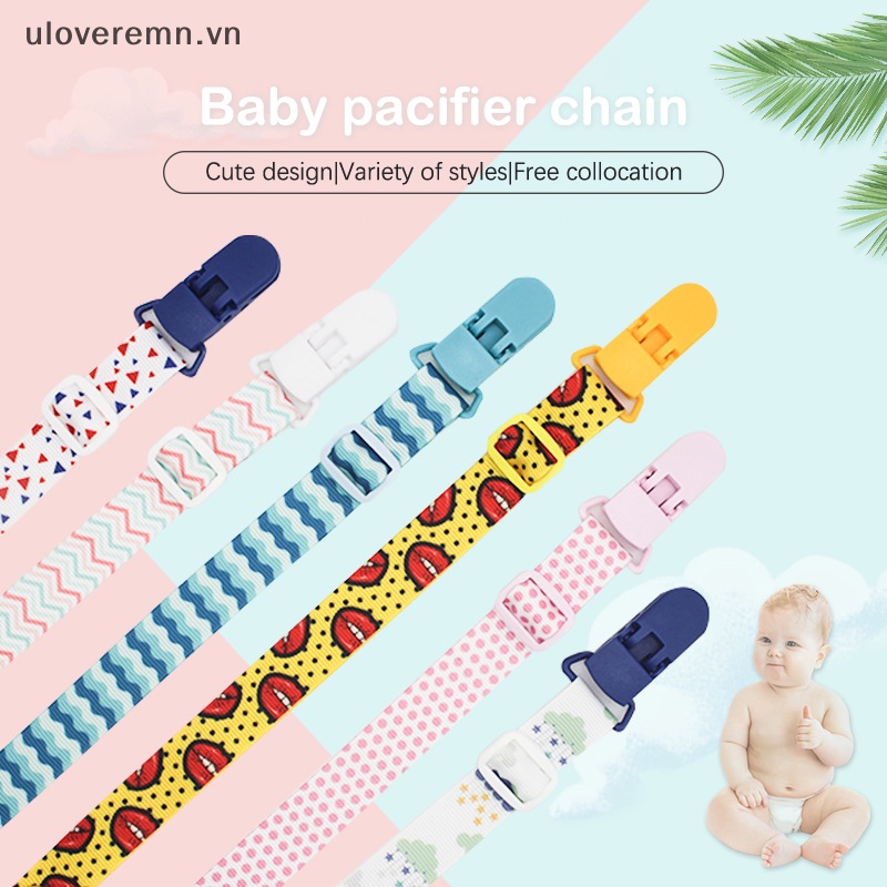 Dây Kẹp Ti Giả Chống Thất Lạc Họa Tiết Hoạt Hình Dễ Thương Cho Bé