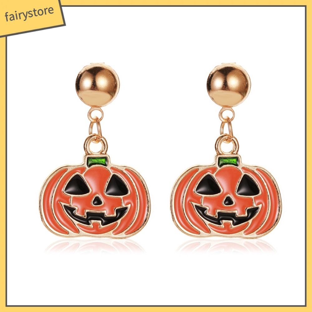 Bông Tai Hình Hoa Tuyết / Bí Ngô / Cây Thông Giáng Sinh Thời Trang Cho Nữ