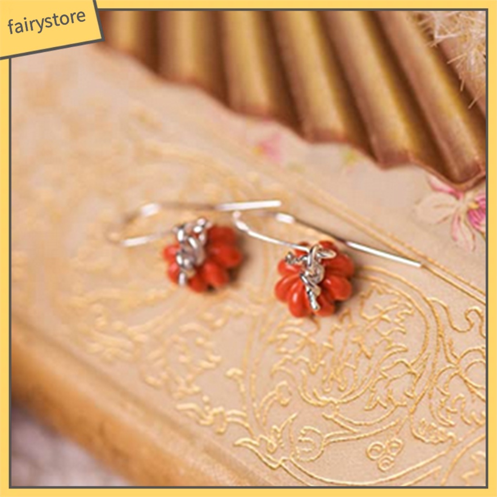 1 Đôi Bông Tai Mạ Bạc Hình Trái Bí Ngô Phong Cách Halloween Thời Trang Cho Nữ