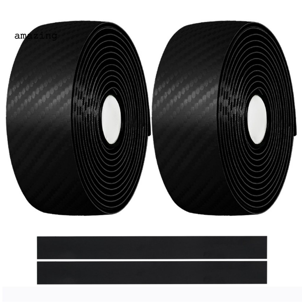 Bộ 2 Dây Đai Giả Da Co Giãn Gắn Tay Lái Xe Đạp Chống Trượt