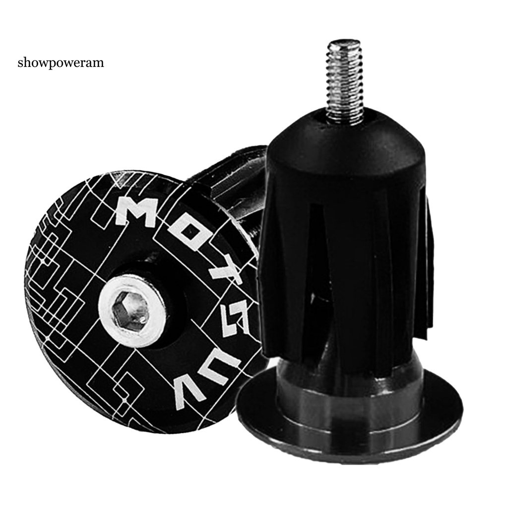 Bộ 2 Nút Gắn Tay Cầm Xe Đạp Leo Núi Bằng Hợp Kim Nhôm Chất Lượng Cao