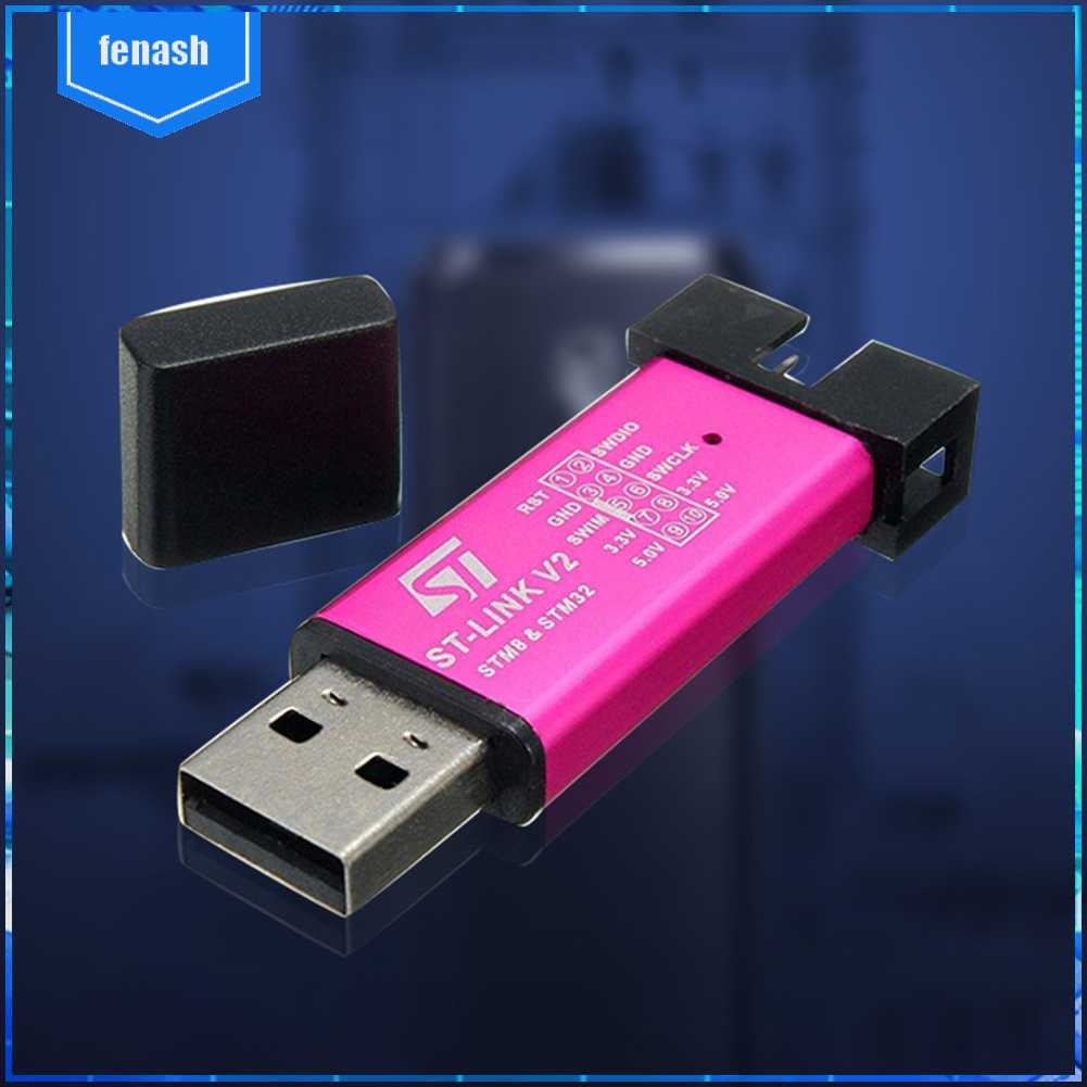 Mô Đun Lập Trình Giả Lập Trình STM8 / STM32 ST-LINK V2 Màu Sắc Ngẫu Nhiên