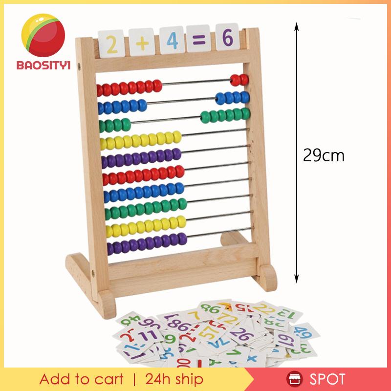 Bàn Tính Gỗ Đồ Chơi Giáo Dục Cho Trẻ Mẫu Giáo Baosity1