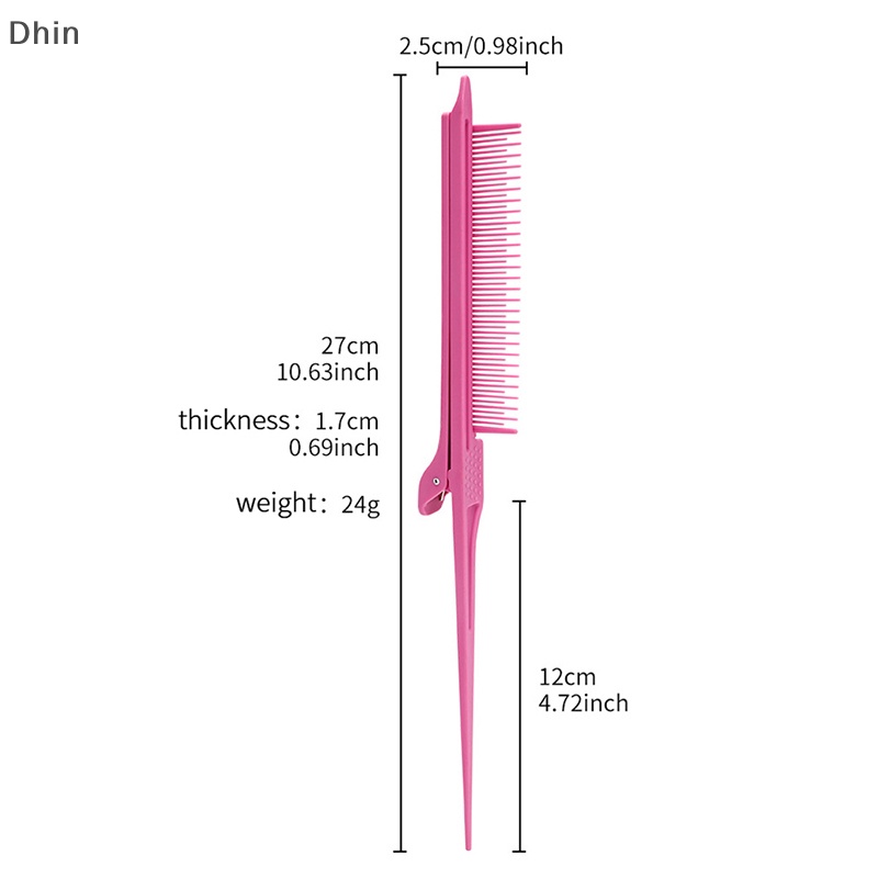 Lược Kẹp Chia Đuôi Tóc Bằng Nhựa Tiện Dụng