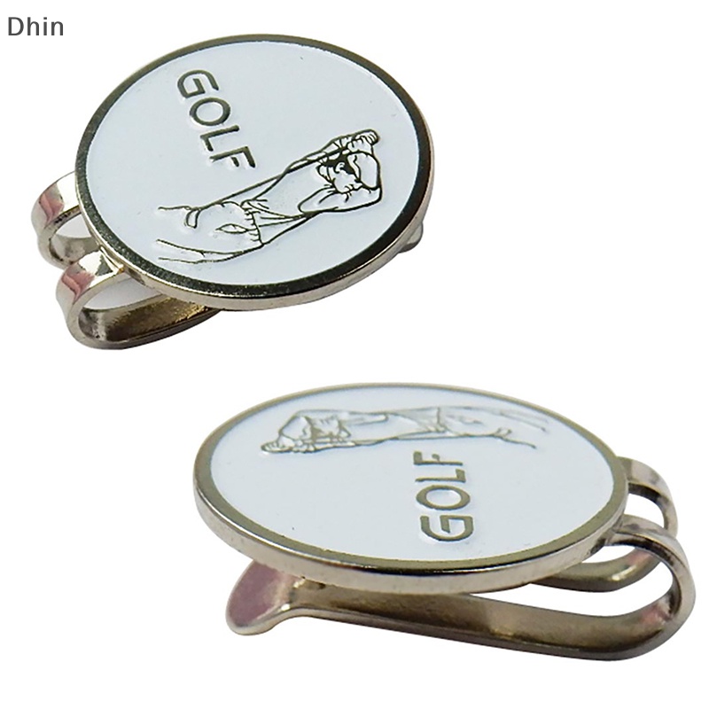 [Dhin] Phụ Kiện Đánh Dấu Bóng Golf Kèm Kẹp Nam Châm Họa Tiết Humanoid Vui Nhộn Tuyệt Vời