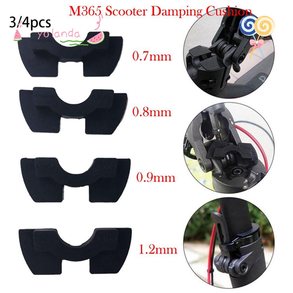 Bộ 3 / 4 Đệm Cao Su 0.6 / 0.7 / 0.8 / 0.9 / 1.2mm Chuyên Dụng Cho Ván Trượt Điện XIAOMI Mijia M36 / M365 Pro