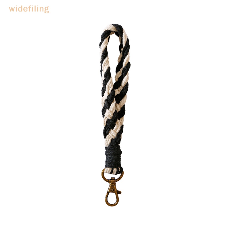 Dây Móc Macrame Đan Sợi Cotton DIY Có Thể Dùng Làm Móc Khóa / Điện Thoại Chống Thất Lạc Cho Nữ