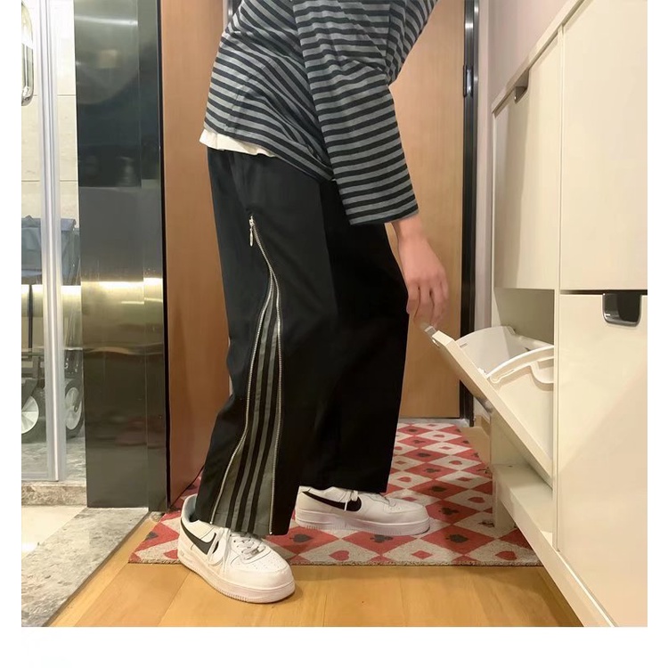 Quần Dài Ống Rộng Phong Cách Đường Phố Hàn Quốc Cá Tính Cho Nam