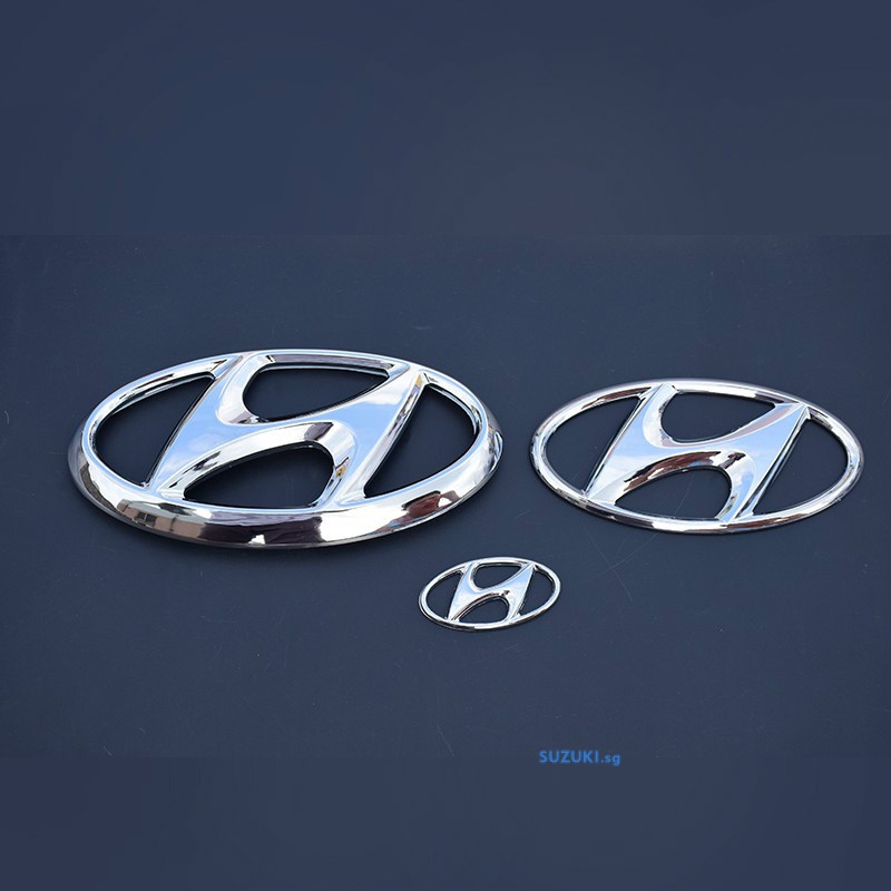 Logo Trang Trí Vô Lăng Xe Hơi Hyundai Chất Lượng Cao