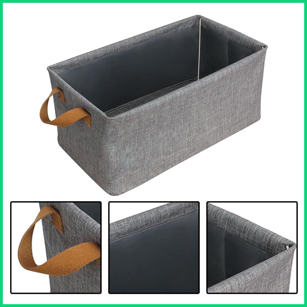 Hộp Đựng Đồ Chơi / Sách Kích Thước Lớn Có Thể Gấp Gọn Tiện Dụng Cho jiwvn Jwvn