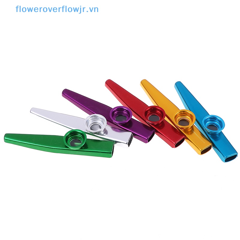 Fjr Kèn Kazoo Hợp Kim Nhôm Với 5 Cây Sáo diaphragm Cho Trẻ Em Và Người Yêu Thích