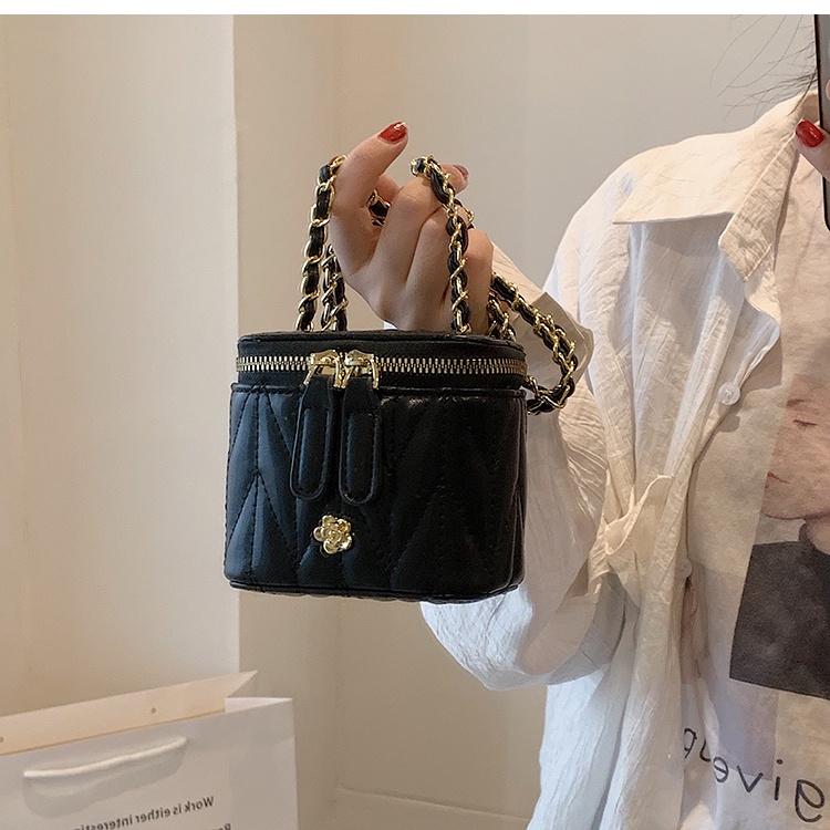 Túi Đeo Chéo Hình Vuông Nhỏ Thêu Họa Tiết Phong Cách Mới Mùa Hè Dễ Phối Đồ Cho Nữ