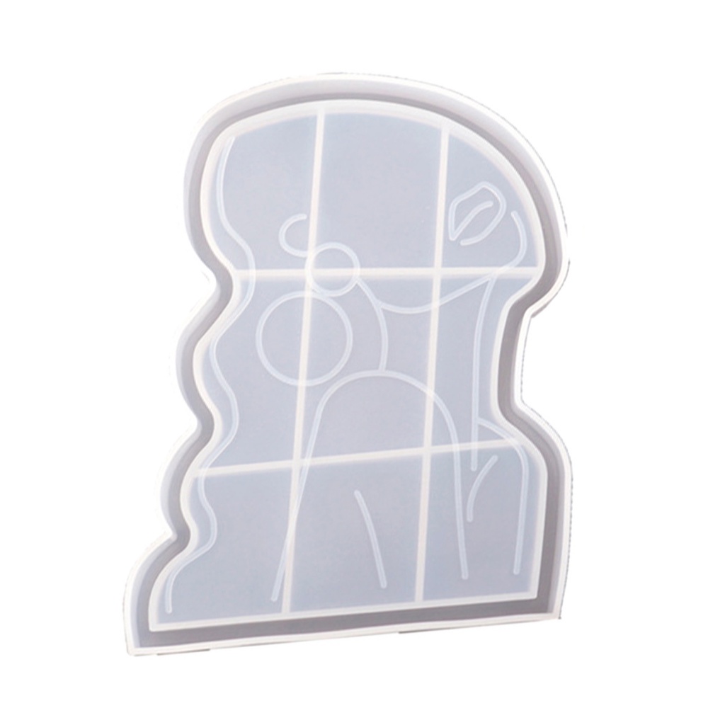 Khuôn Silicone Làm Bánh Co Giãn Chống Dính Hình Cô Gái