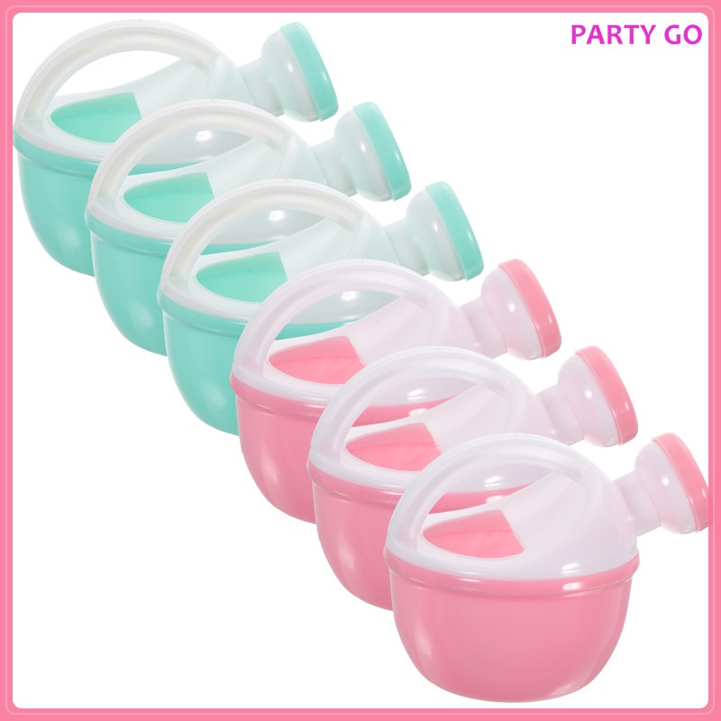 Set 6 Bình Nước Đồ Chơi Bằng Nhựa 11x8x7.5cm Cho Bé