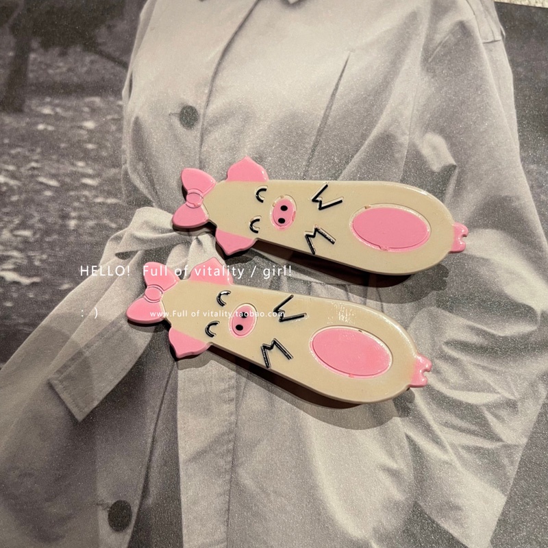 Kẹp Tóc Mỏ Vịt Họa Tiết Hoạt Hình Phong Cách Nhật Bản Ngọt Ngào Sáng Tạo Thời Trang Năm 2023