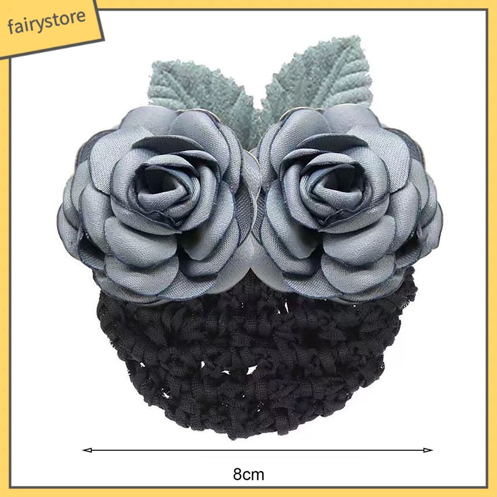 Dây Buộc Tóc Co Giãn Hình Chiếc Lá Màu Sắc Tương Phản Chống Rơi Vỡ Dành Cho Nữ