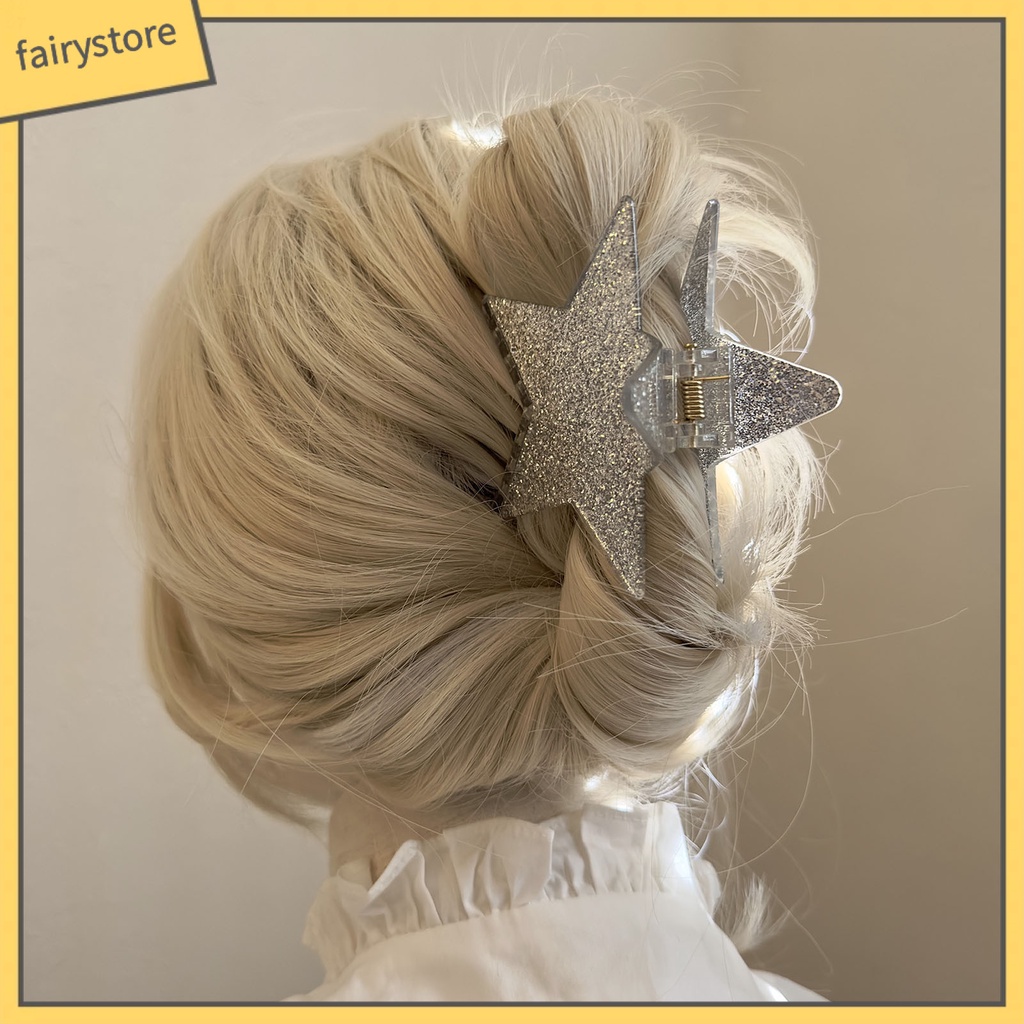 Kẹp Tóc Hình Ngôi Sao Năm Cánh Màu Sắc Tươi Sáng Phong Cách Đơn Giản Ngọt Ngào Cho Nữ