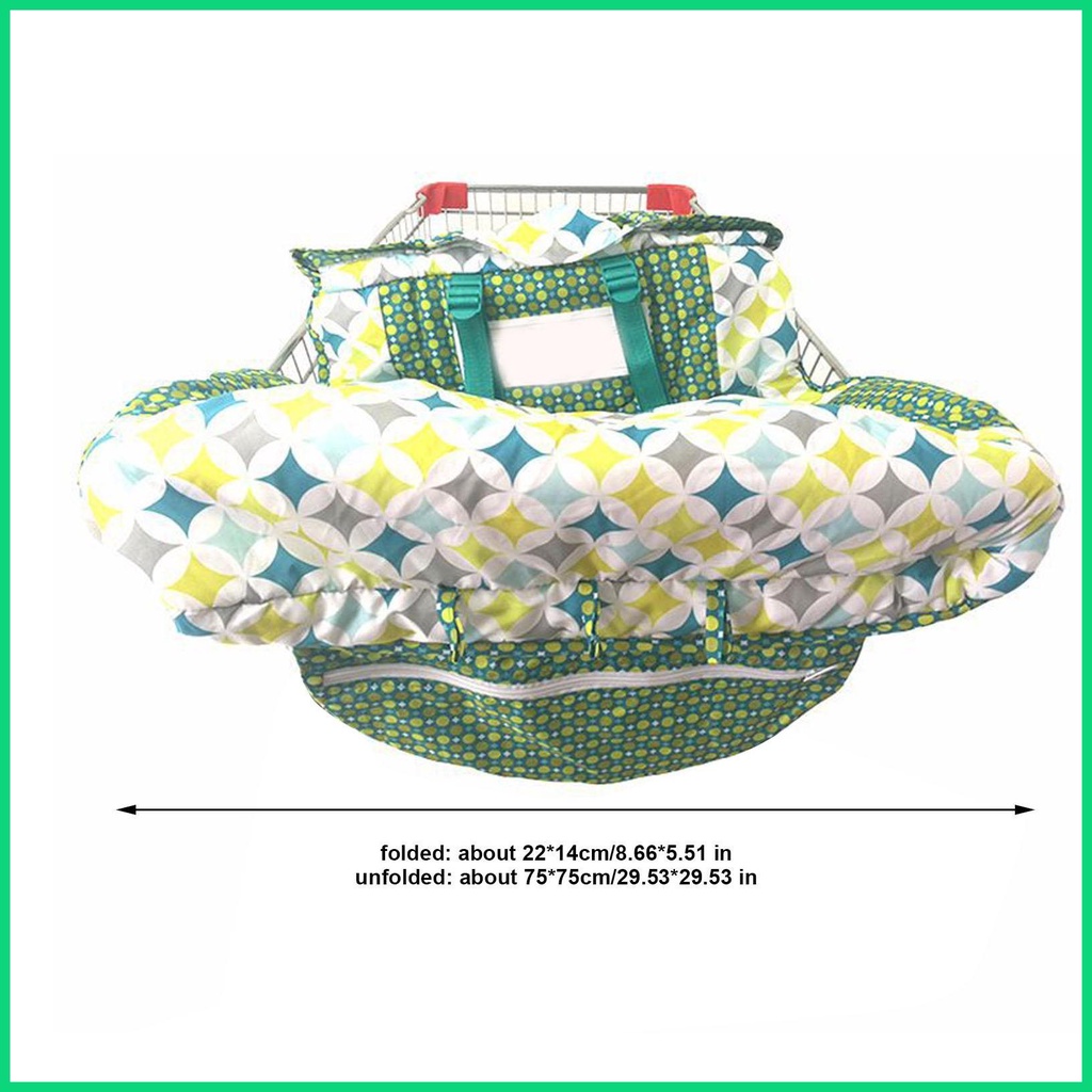 Vỏ Bọc Xe Đẩy Mua Sắm Có Túi Và Dây Đeo Phù Hợp Cho Đi Siêu Thị jiwvn