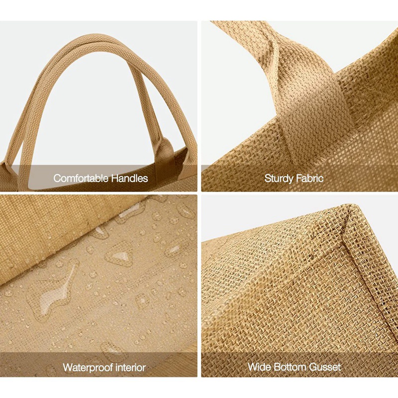 Túi Tote Vải Bố Có Tay Cầm Trang Trí Nội Thất