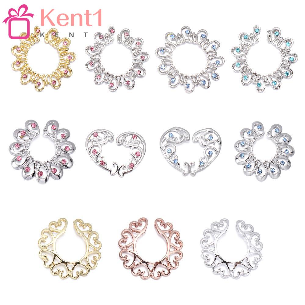 1 Khuyên Xỏ Nhũ Hoa Giả Bằng Niken Thời Trang