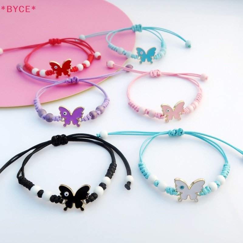 Vòng Đeo Tay Họa Tiết Bướm Hoạt Hình Dễ Thương Bắt Mắt Mới