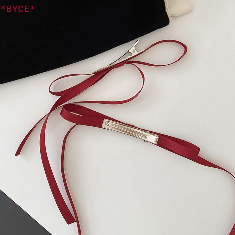 1 Cặp Kẹp Tóc Hình Nơ Lớn Phong Cách Vintage Dành Cho Nữ Mới