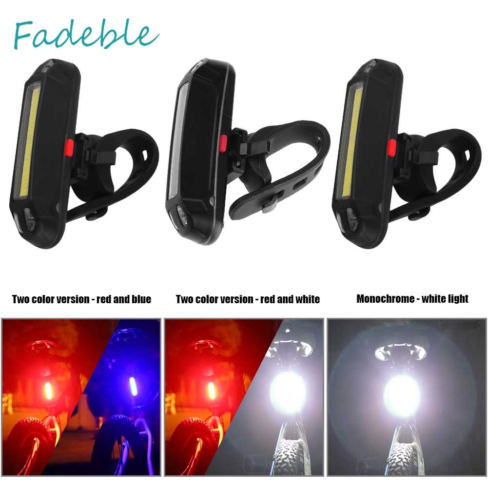 Đèn LED Đuôi Xe Đạp Có Thể Sạc Lại Qua Cổng USB