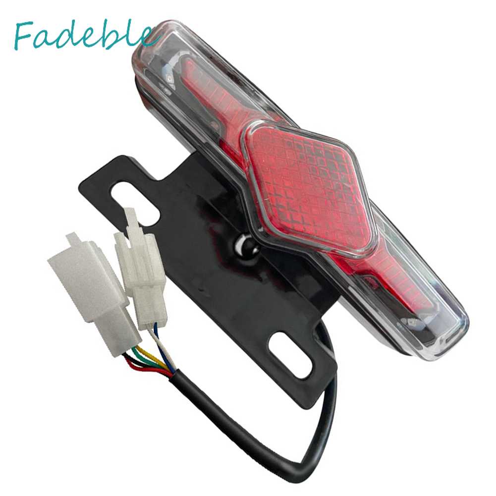 Đèn LED Xi Nhan 36-60V Chống Thấm Nước Gắn Đuôi Xe Đạp Điện