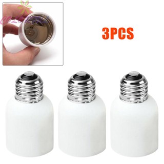 【COLORFUL】3-Pack 230V Light Sockets E26/E27 To E39/E40 Light Bulb Base Adapter Mogul    .