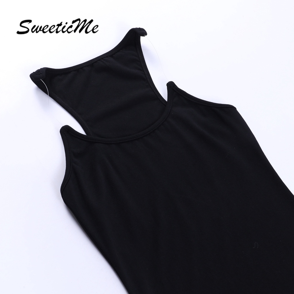 Đầm Ngắn Hai Dây Dáng Ôm Màu Trơn Thời Trang Mới 2023 Dành Cho Bạn Nữ