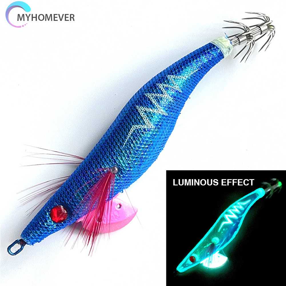 Mồi Câu Cá Giả Hình Con Tôm Bằng Nhựa Phát Quang