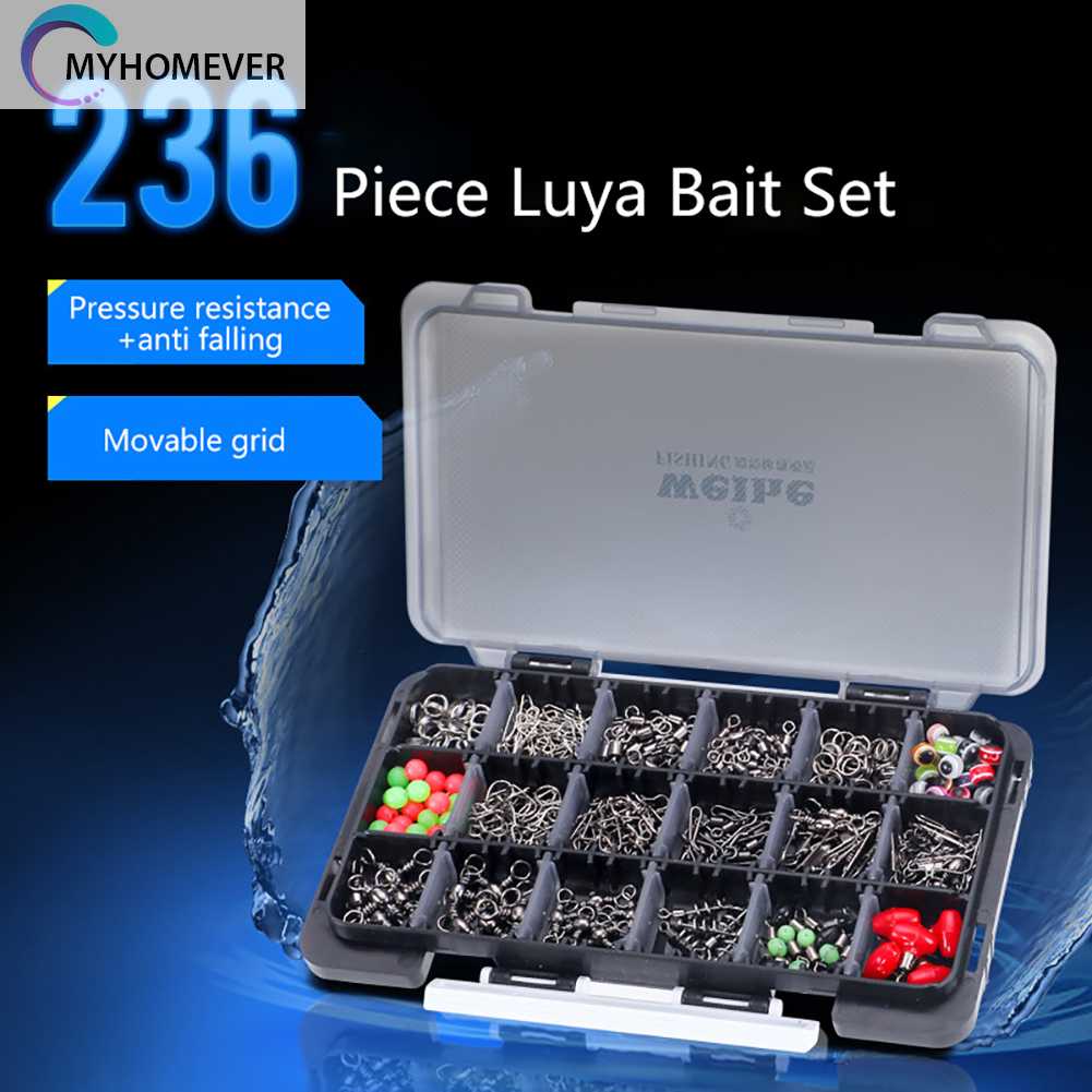 Set 236 Phụ Kiện Câu Cá Chuyên Dụng