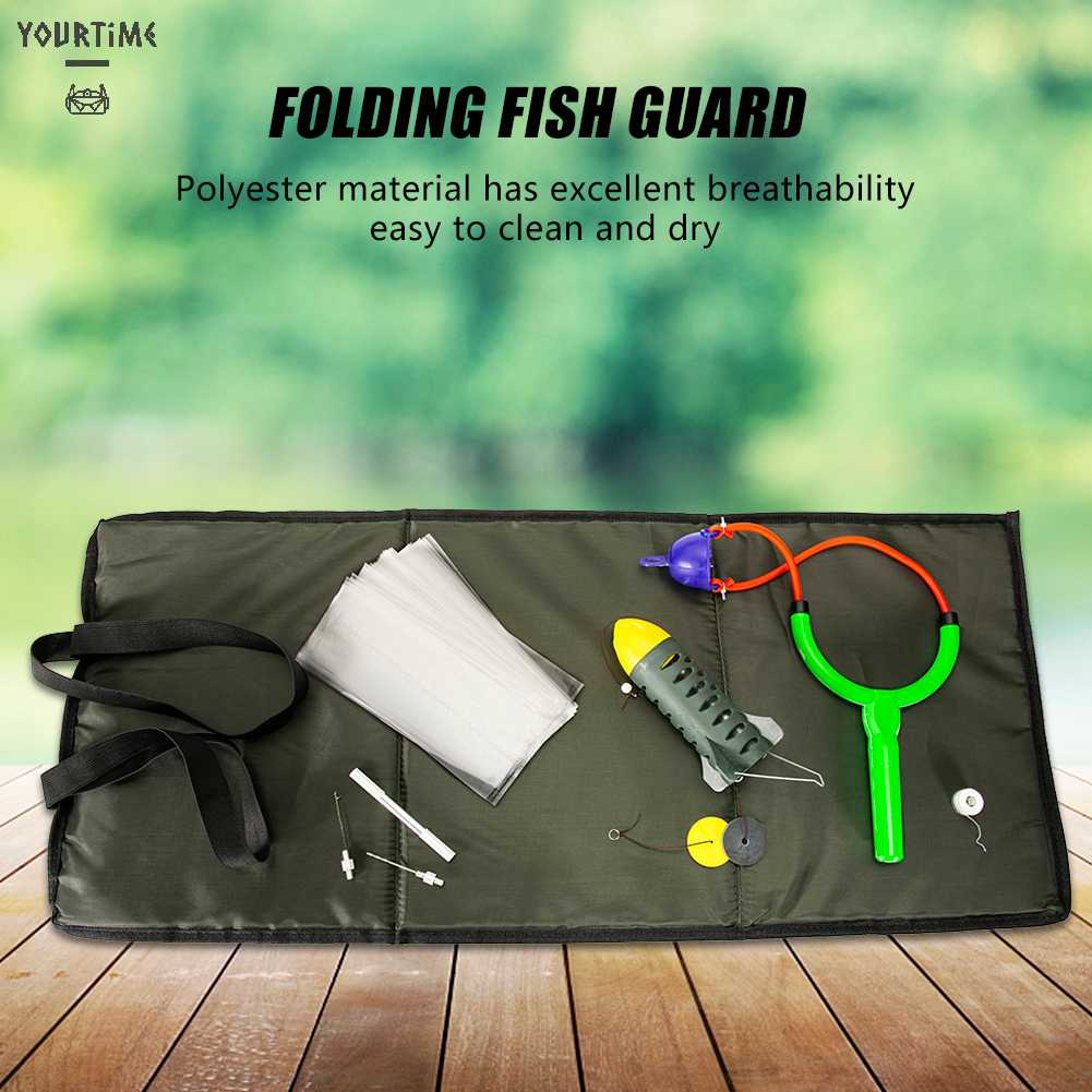 Thảm Câu Cá Đa Năng Gọn Nhẹ Kèm Lồng Mồi Tiện Dụng Mang Theo Cắm Trại