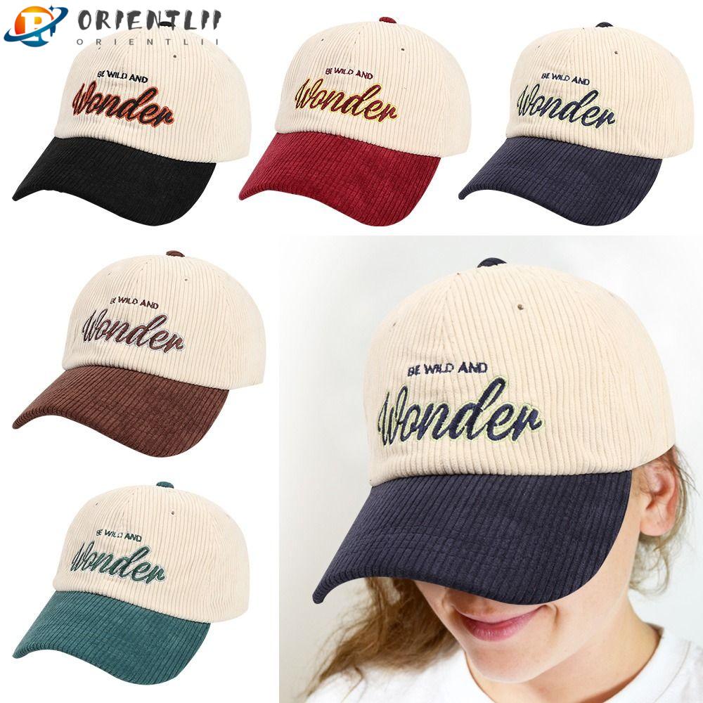 Mũ Lưỡi Trai Vải Nhung Thêu Chữ Thời Trang Cá Tính