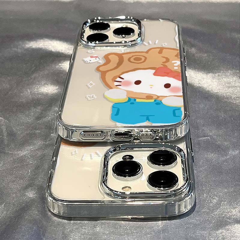 ✅Ốp Điện Thoại Dẻo Họa Tiết Hoạt Hình Mèo Dễ Thương Chống Sốc Cho Apple iPhone1214pro 11max 137plus 8