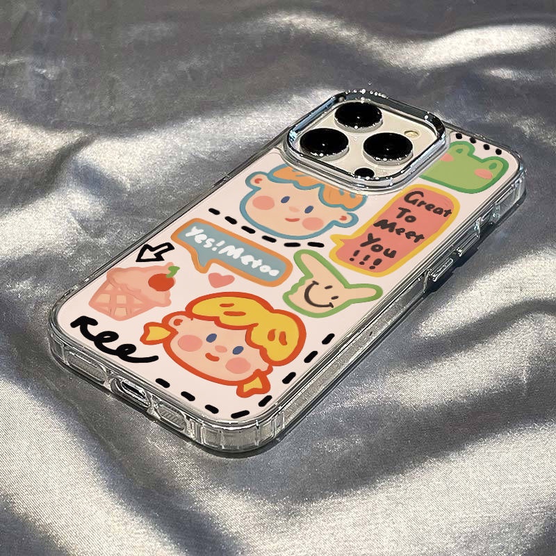 ✅Ốp Điện Thoại Dẻo Họa Tiết Graffiti Thời Trang Chống Sốc Cho iPhone128 591I / plus 7In 11 14pro13max