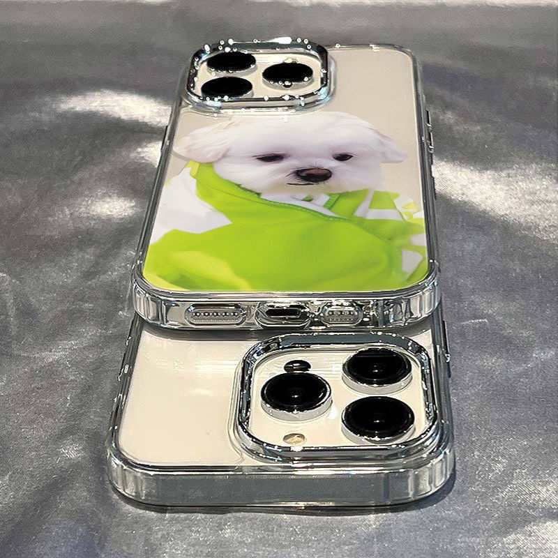 ✅Ốp Điện Thoại Cotton Mềm Chống Sốc Hình Cún Dễ Thương Cho Iphone 11138Iphone12In 14proplus / 7 max IR8F