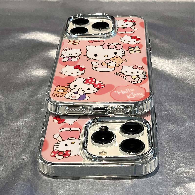 ✅Ốp Điện Thoại Mềm Chống Sốc Họa Tiết Mèo Con 13iPhone12 Apple max / 14pro Love 8711 EMSG