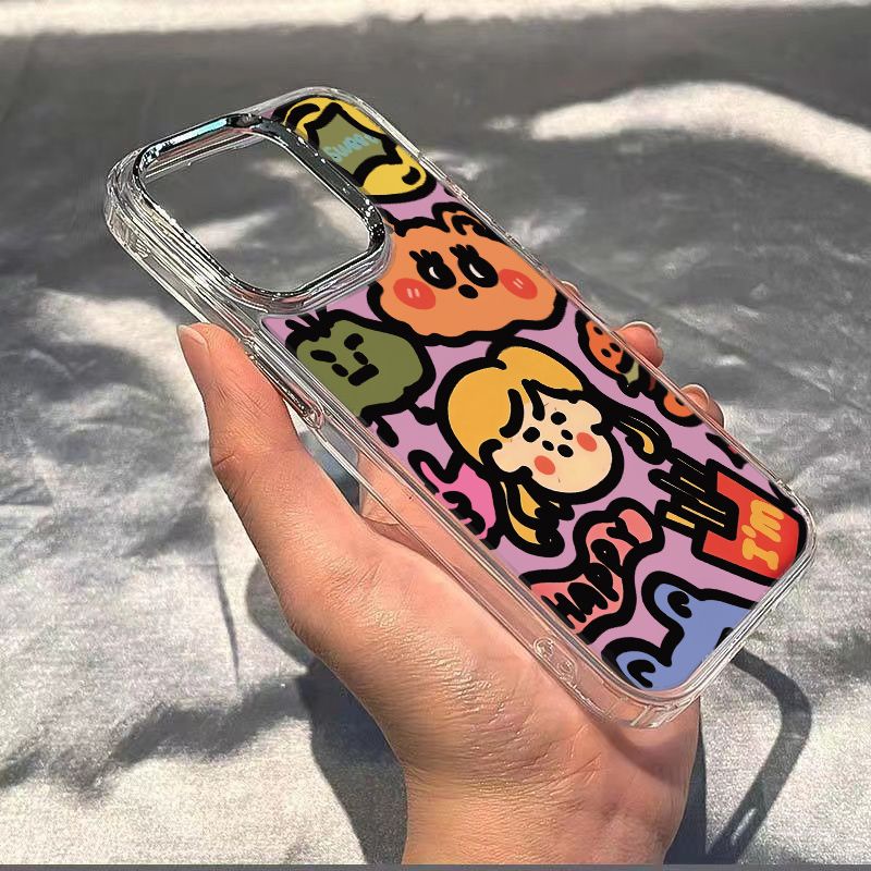 ✅Ốp Điện Thoại Mềm Chống Sốc Họa Tiết Graffiti 137 Cho Iphone max11 814pro / Apple plusiPhone12 KRPZ