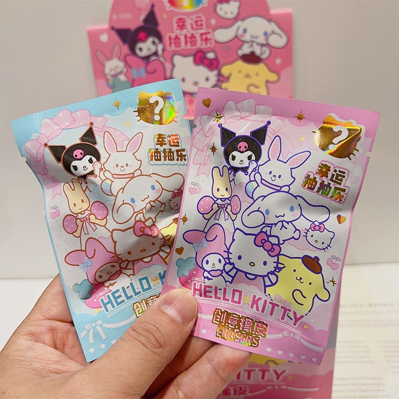 SANRIO 1 Cục Tẩy Bút Chì Hình Nhân Vật Hoạt Hình Đáng Yêu