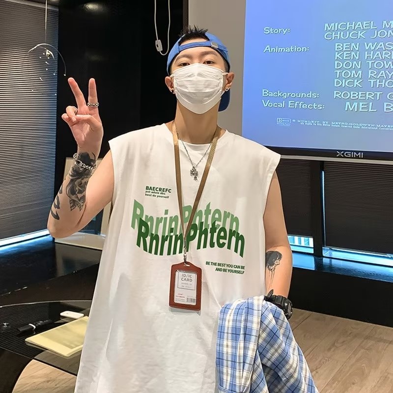 Áo Thun Thể Thao Sát Nách Dáng Rộng Vải Lụa Mát Nhanh Khô Thời Trang Mùa Hè Cho Nam